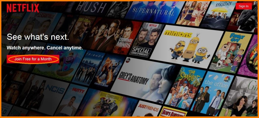netflix try for free calls to action