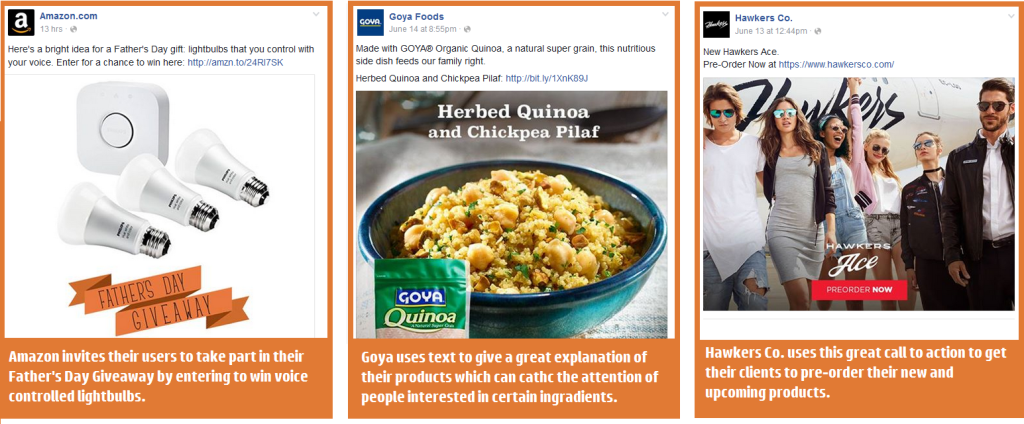 Facebook ads example