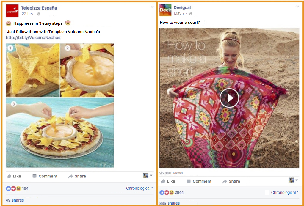 visual content facebook advertising