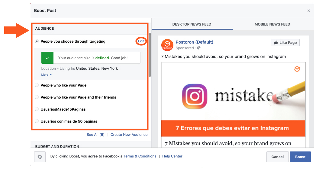 Boost-your-post-on-Facebook---choose-your-audience