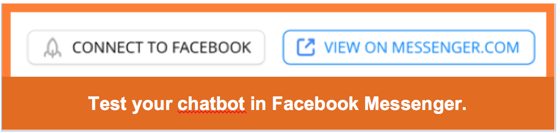 View facebook chatbot