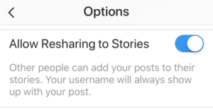 Share Instagram posts using Instagram stories