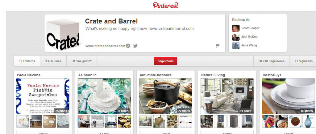 TABLEROS EN PINTEREST