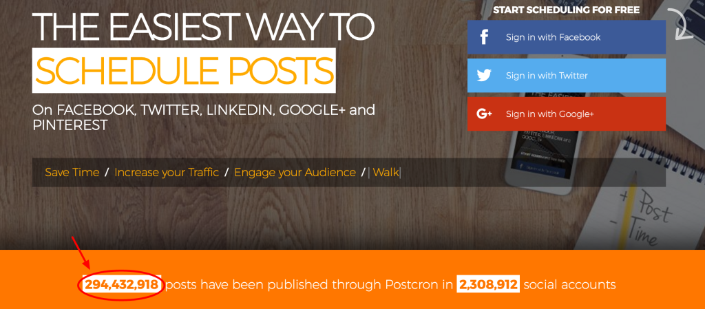 App to schedule posts on Facebook Twitter Google and Pinterest Easy and Powerful