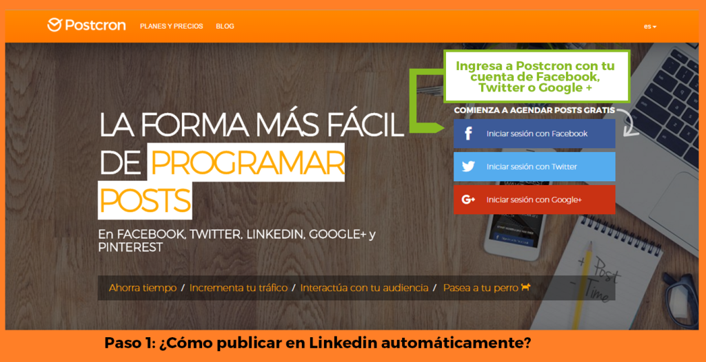 programar posts en linkedin