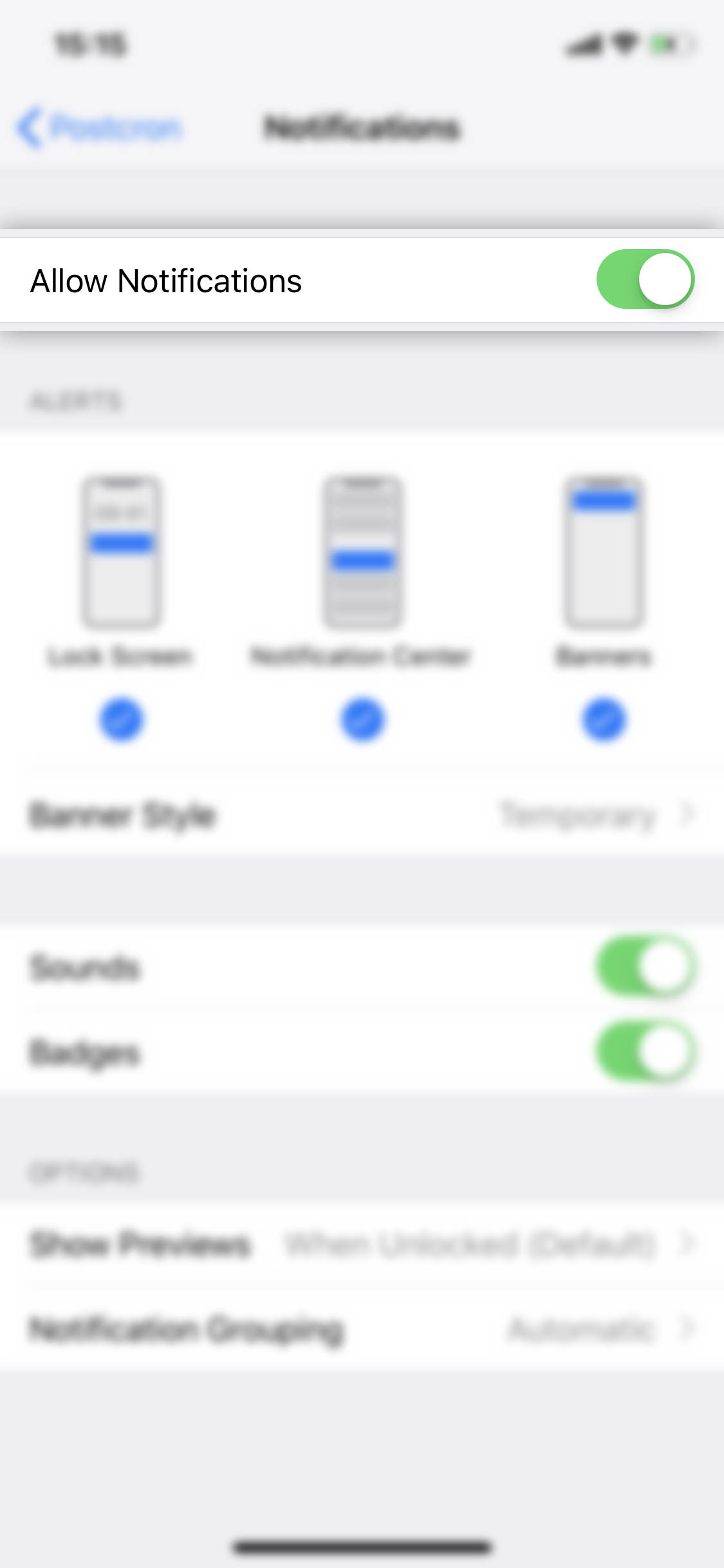 Habilitar las notificaciones