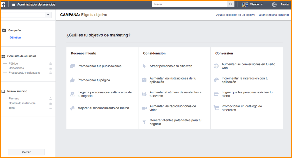 video_facebook_objetivos