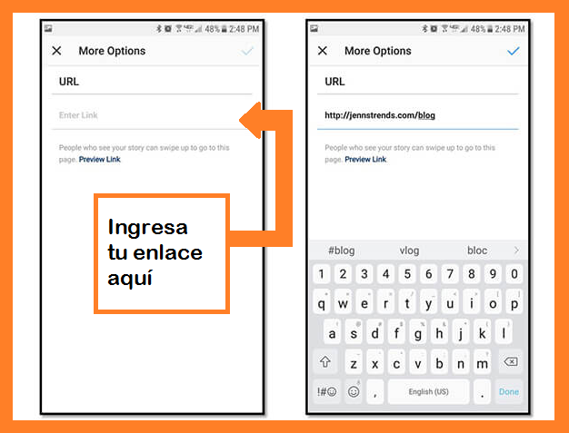 ¿Cómo publicar en Instagram historias con enlace?