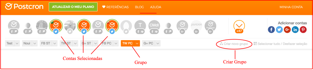 Programa para Agendar Postagens no Facebook Twitter Google e Pinterest