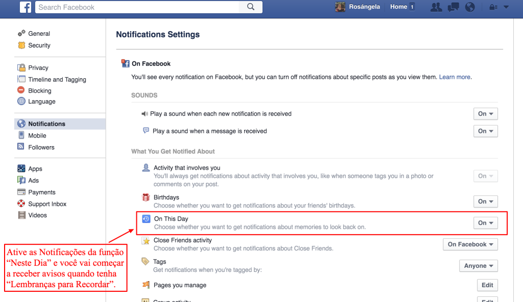 Notifications Settings