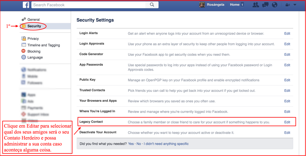 Security Settings Facebook