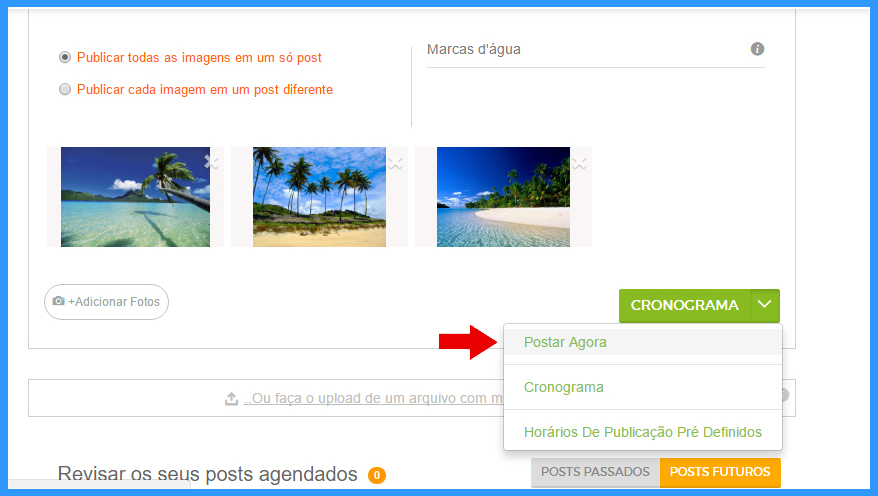 carrossel de imagens