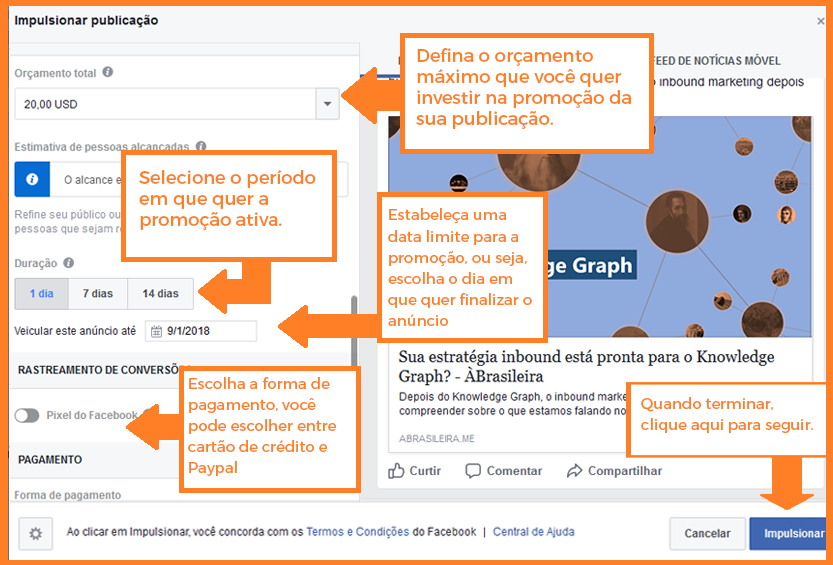 faceook para negocios locais